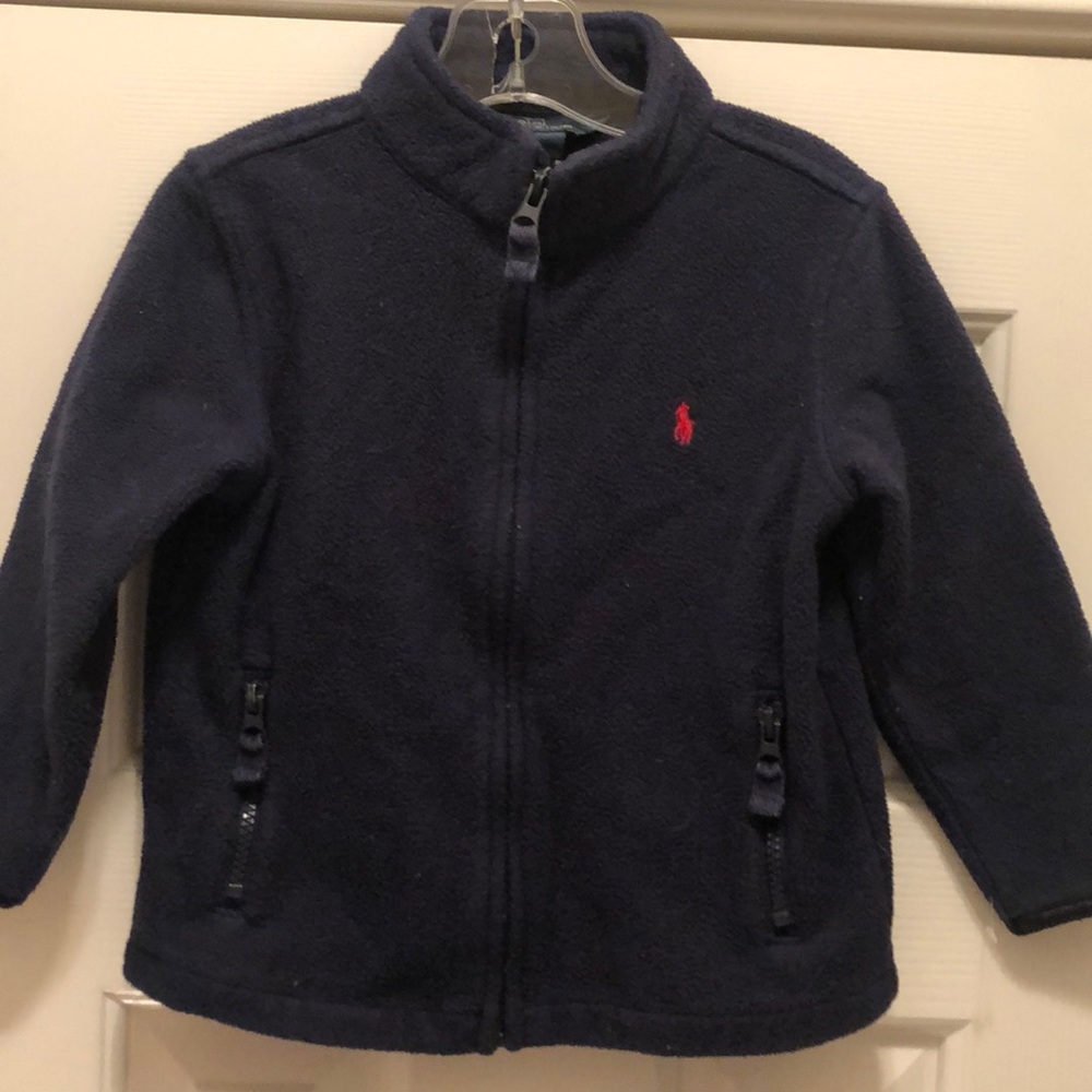 Polo Ralph Lauren Blue fleece zip up Jacket